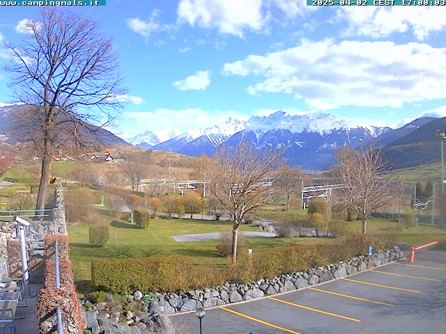 Camping Mals im Vinschgau, Sdtirol Webcam Vinschgau