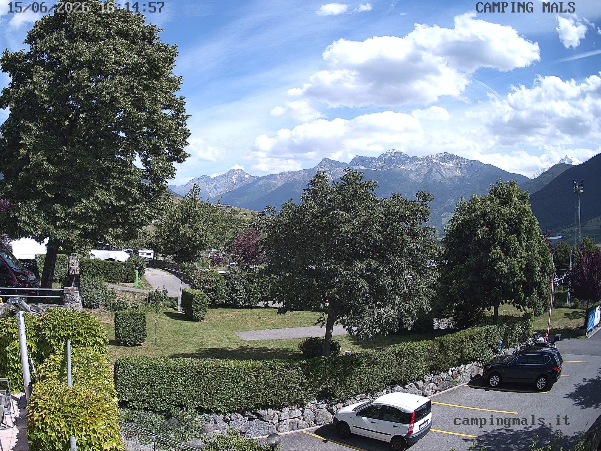 immagine della webcam nei dintorni di Belpiano Schoeneben: webcam Malles Venosta
