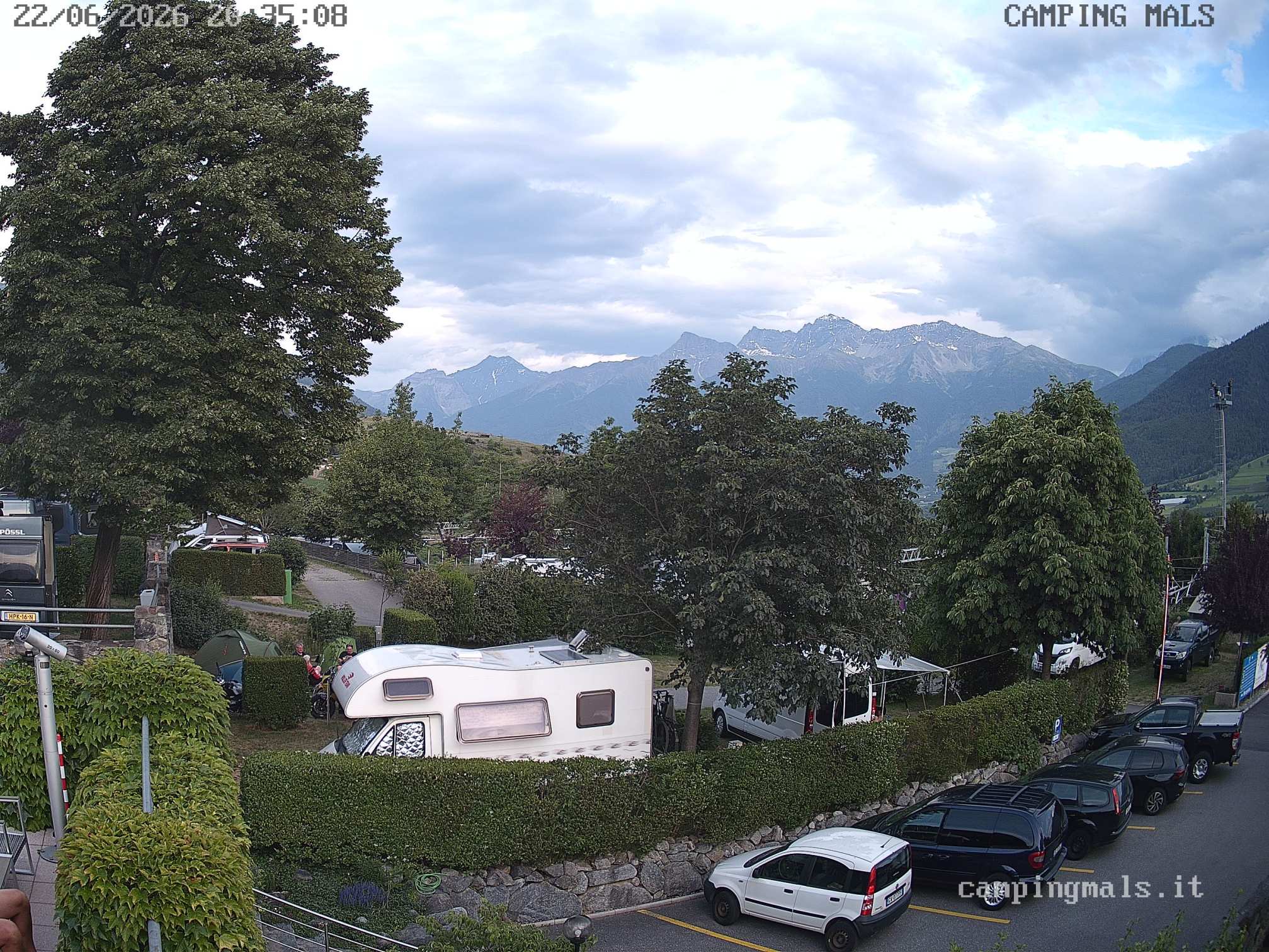 immagine della webcam nei dintorni di Belpiano: webcam Malles Venosta