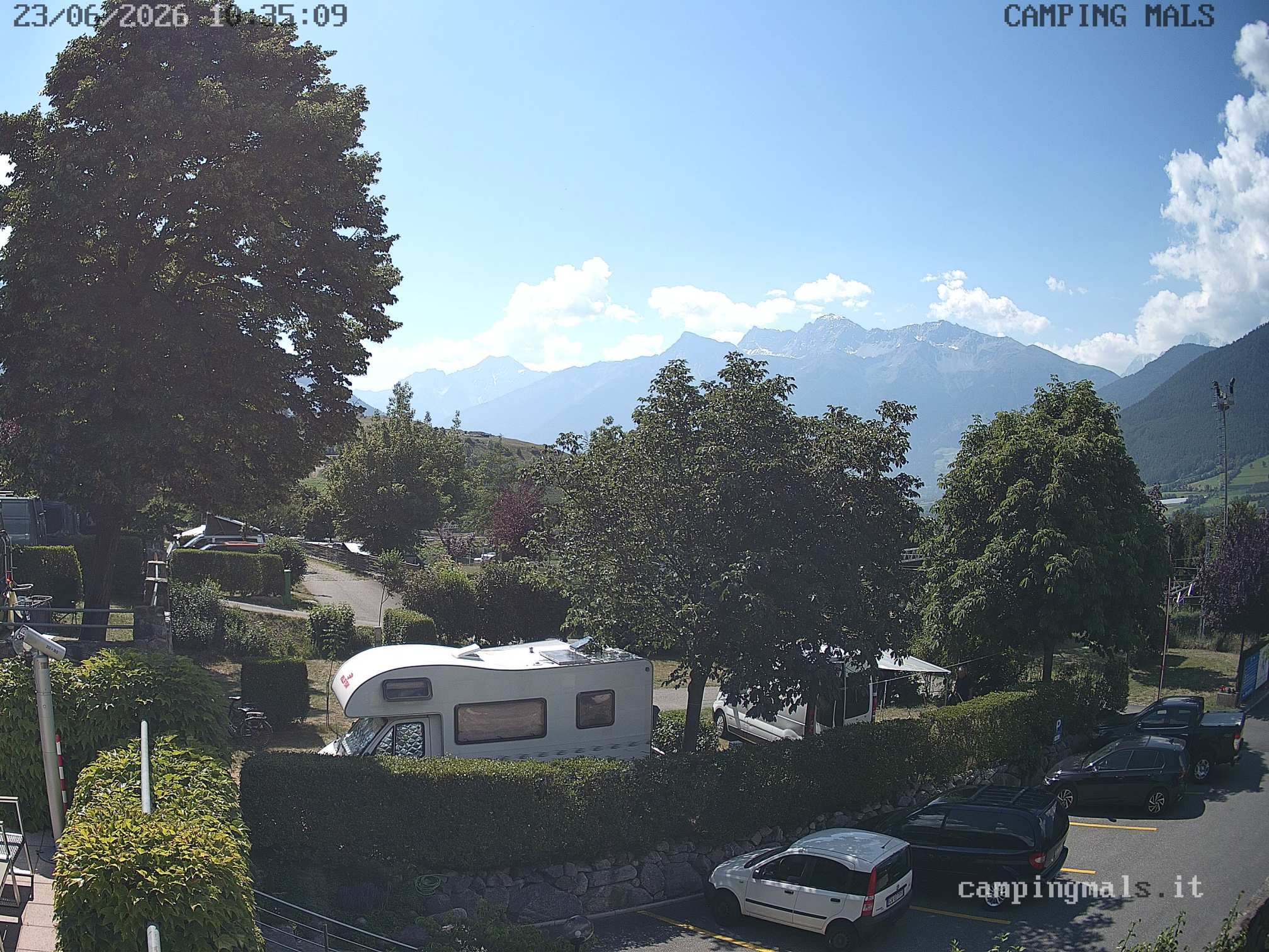 immagine della webcam nei dintorni di Trafoi: webcam Malles Venosta