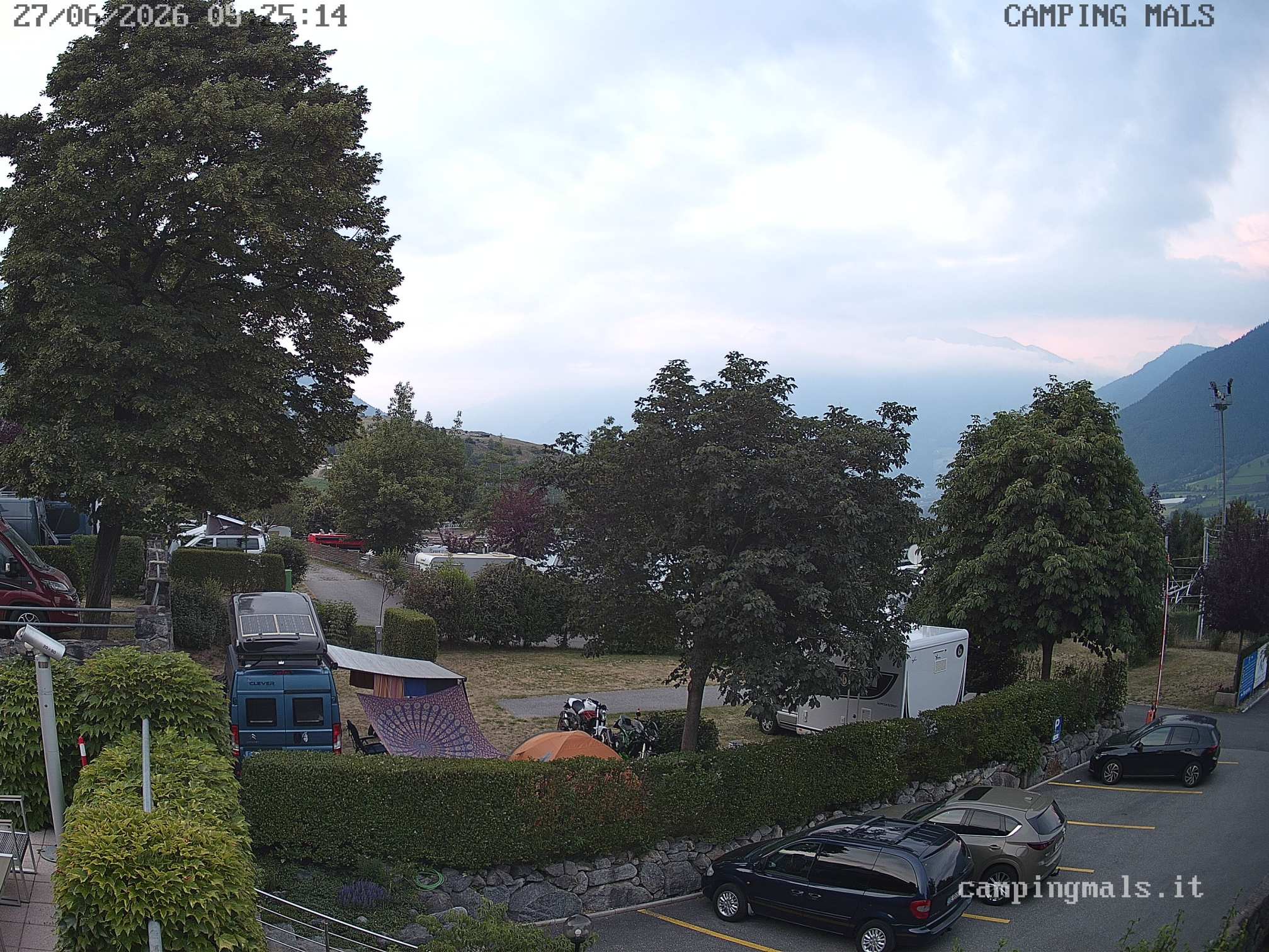 immagine della webcam nei dintorni di Malga San Valentino: webcam Malles Venosta
