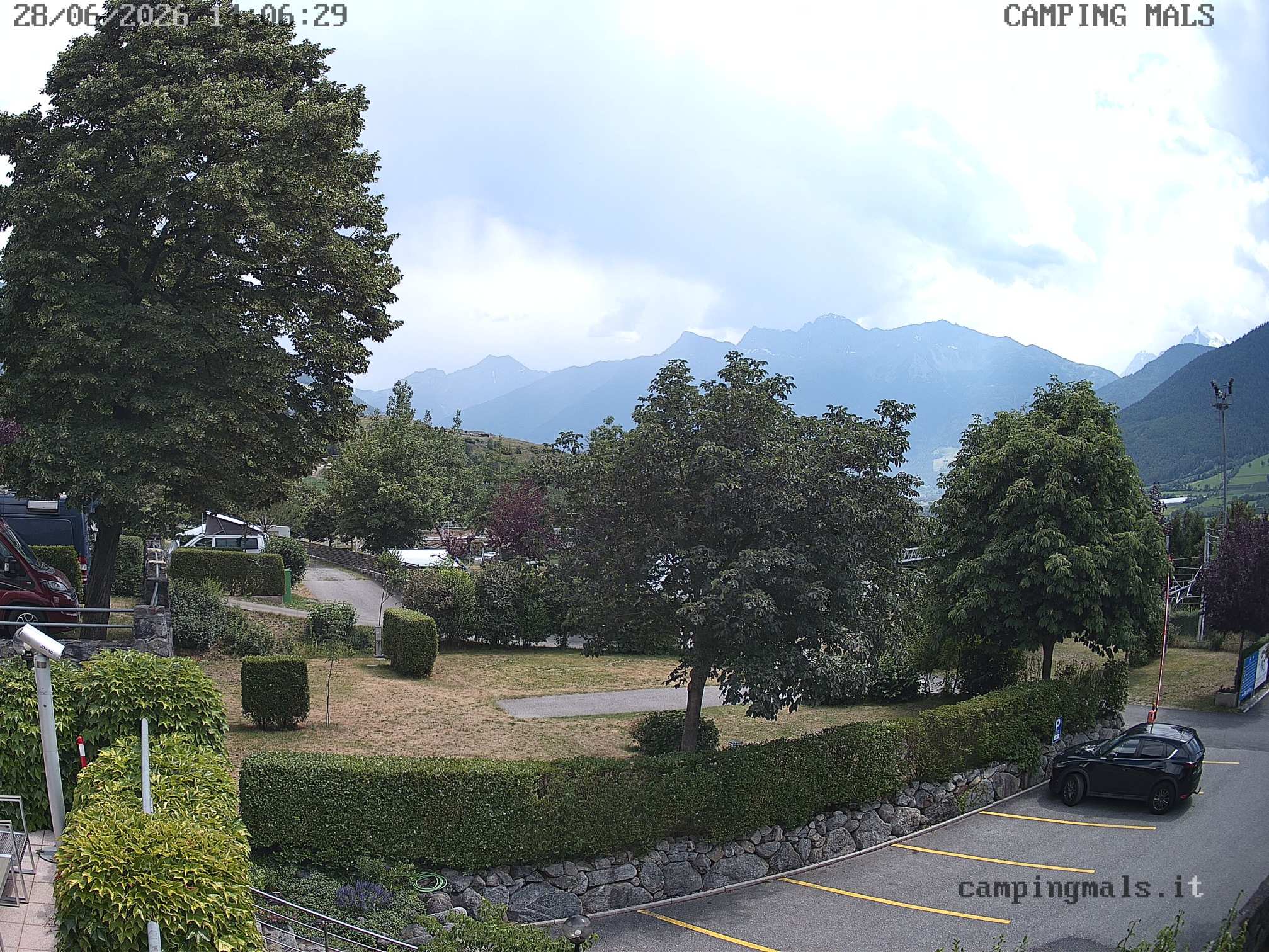immagine della webcam nei dintorni di Laces: webcam Malles Venosta